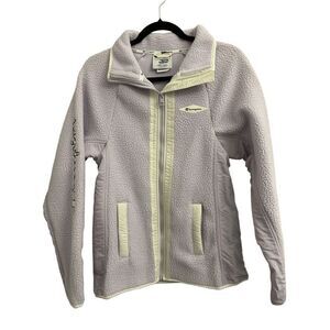 Champion Lavender Teddy Fleece Zip-up womens jacket S